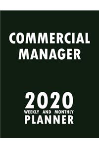 Commercial Manager 2020 Weekly and Monthly Planner