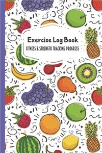 Exercise Log Book Fitness & Strength Tracking Progress