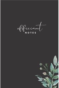 Officiant Notes