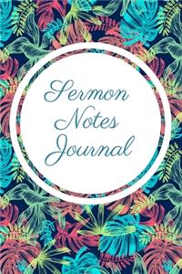 Sermon Notes Journal