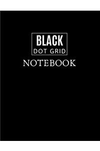 Black Dot Grid Notebook