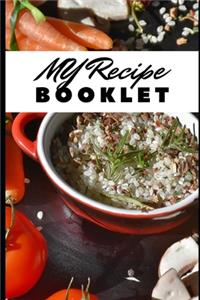 My Recipe Booklet