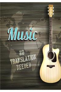 Guitar Tab Notebook, 7x10, blank Guitar Notebook with Strings and chords