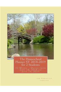 The Homeschool Planner SY 2018-2019 for 2 Students