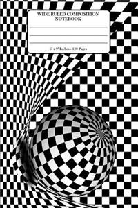 Wide Ruled Composition Notebook 6