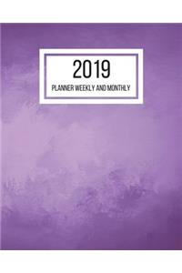 2019 Planner Weekly and Monthly