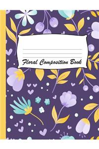Floral Composition Book