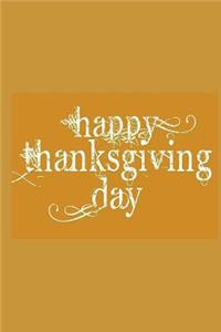 Happy Thanksgiving Day
