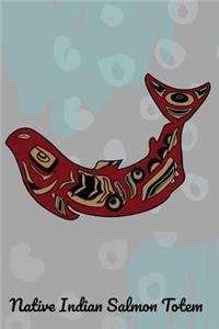 Native Indian Salmon Totem