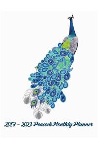 2019-2023 Peacock Monthly Planner