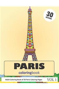 Paris Coloring Book