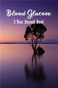 Blood Glucose 3 Year Record Book