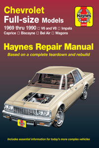 Haynes Chevrolet Full-Size Sedans, 1969-1990 Manual