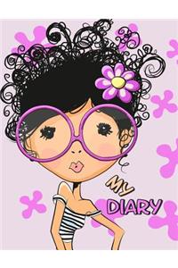 My Diary: 365 Lined Pages, Large Size Book 8 1/2 X 11