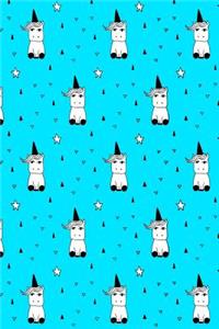 Journal Notebook Cute Little Unicorns Pattern 1