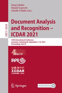 Document Analysis and Recognition - Icdar 2021