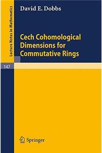 Cech Cohomological Dimensions for Commutative Rings