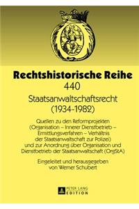 Staatsanwaltschaftsrecht (1934-1982)