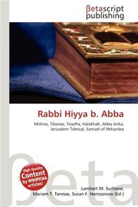 Rabbi Hiyya B. Abba