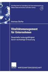 Vitalitätsmanagement Für Unternehmen