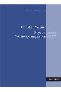 Buyout-Wertsteigerungstypen