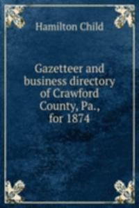 GAZETTEER AND BUSINESS DIRECTORY OF CRA