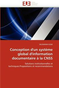 Conception d'un système global d'information documentaire à la cnss
