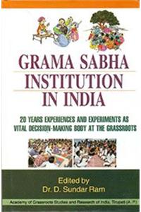 Grama Sabha institution in India