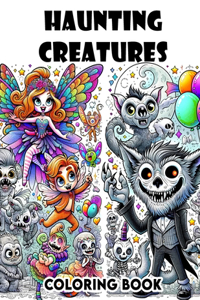 Haunting Creatures Coloring Book: Mystical Menagerie, Color Your Way Through Chilling Beasts and Legends