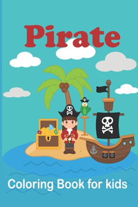 Pirate Coloring Book For Kids