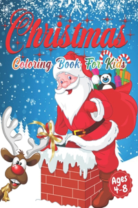 Christmas Coloring Book for Kids Ages 4-8