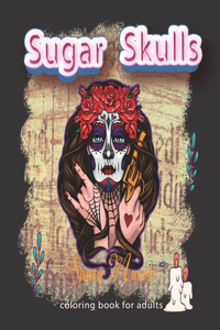sugar Skulls Coloring Book for Adults