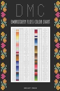 DMC Embroidery Floss Color Chart
