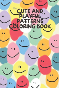 cute and playful patterns coloring book