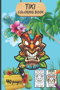 Tiki Coloring book