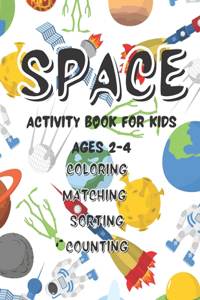 Space Activity Book For Kids