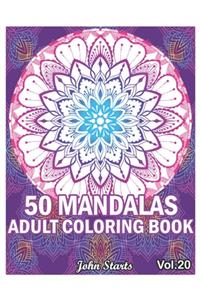 50 Mandalas Adults Coloring Book