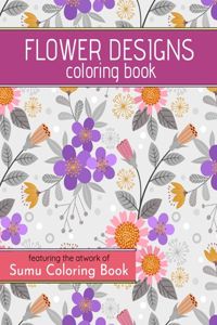 Flower Designs Coloring Book