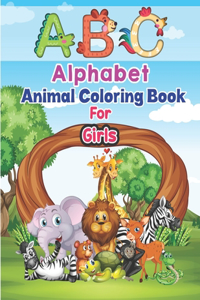 ABC Alphabet Animal Coloring Book For Girls