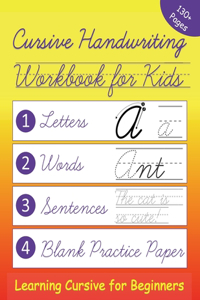 Cursive Handwriting Workbook for Kids