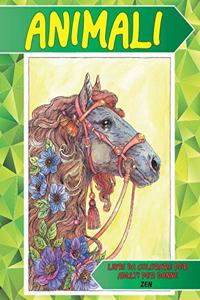 Libri da colorare per adulti per donne - zen - Animali