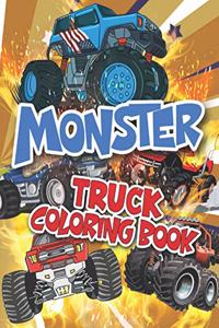 Monster Truck Coloring Book