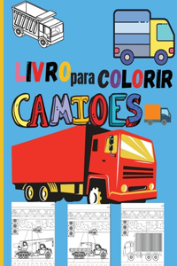 Livro para Colorir Camiões