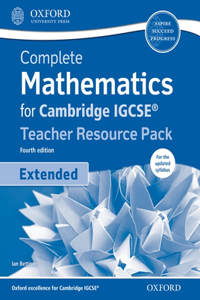 Complete Mathematics for Cambridge Igcserg Teacher Resource Pack & CD (Extended)