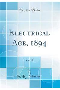 Electrical Age, 1894, Vol. 13 (Classic Reprint)