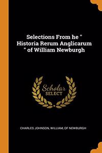 Selections From he 