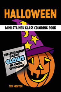 The Little Halloween Stained Glass Coloring Book