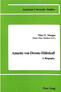 Annette Von Droste-Huelshoff