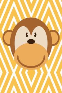 Monkey Face Lined Notebook