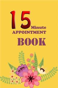 15 Minute Appointment Book